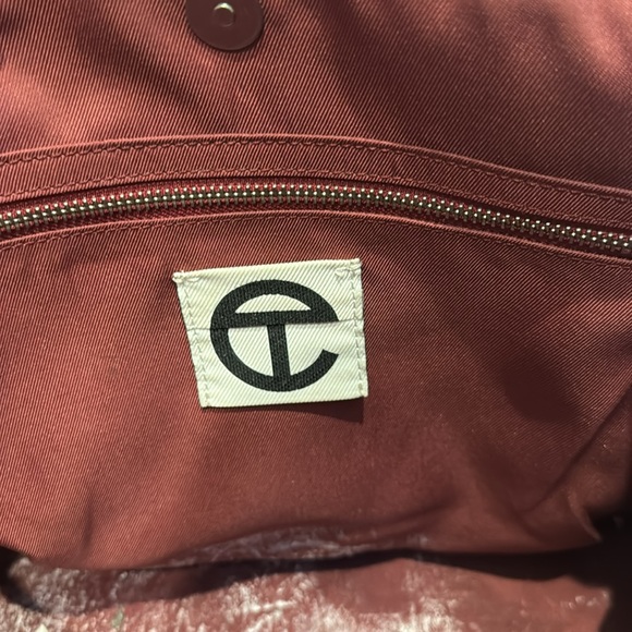 OXBLOOD TELFAR MEDIUM BAG - Picture 11 of 13